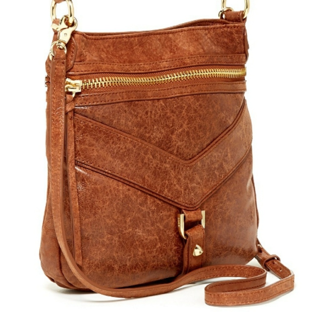 Botkier Trigger Leather Convertible Crossbody Messenger Bag in Nutmeg Color NWT - Picture 4 of 16